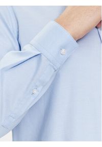 Calvin Klein Koszula Structure K10K112106 Niebieski Slim Fit. Kolor: niebieski. Materiał: bawełna #2