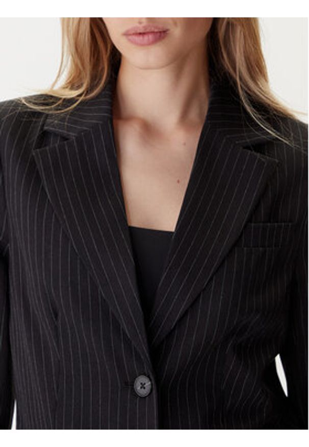 only - ONLY Marynarka Reina 15311367 Czarny Oversize. Kolor: czarny. Materiał: syntetyk