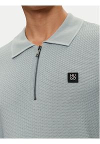 Hugo - HUGO Sweter Sastoon 50516640 Szary Slim Fit. Kolor: szary. Materiał: syntetyk #4