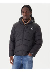 Nautica Kurtka zimowa Provo N1T04062 Czarny Regular Fit. Kolor: czarny. Materiał: syntetyk. Sezon: zima