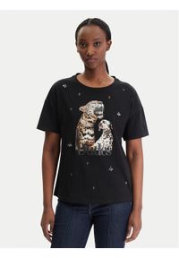 Liu Jo T-Shirt WA6331 JS904 Czarny Regular Fit. Kolor: czarny. Materiał: bawełna #1