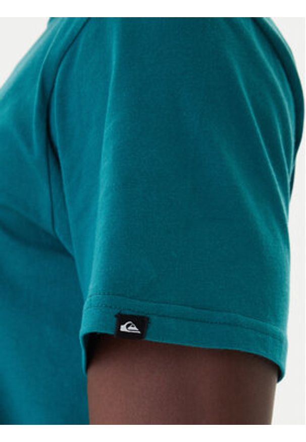 Quiksilver T-Shirt Ev Beach Blast SS EQYZT08046 Zielony Regular Fit. Kolor: zielony. Materiał: bawełna