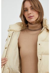 Pinko kurtka damska kolor czarny zimowa oversize. Kolor: beżowy. Materiał: syntetyk. Sezon: zima #5