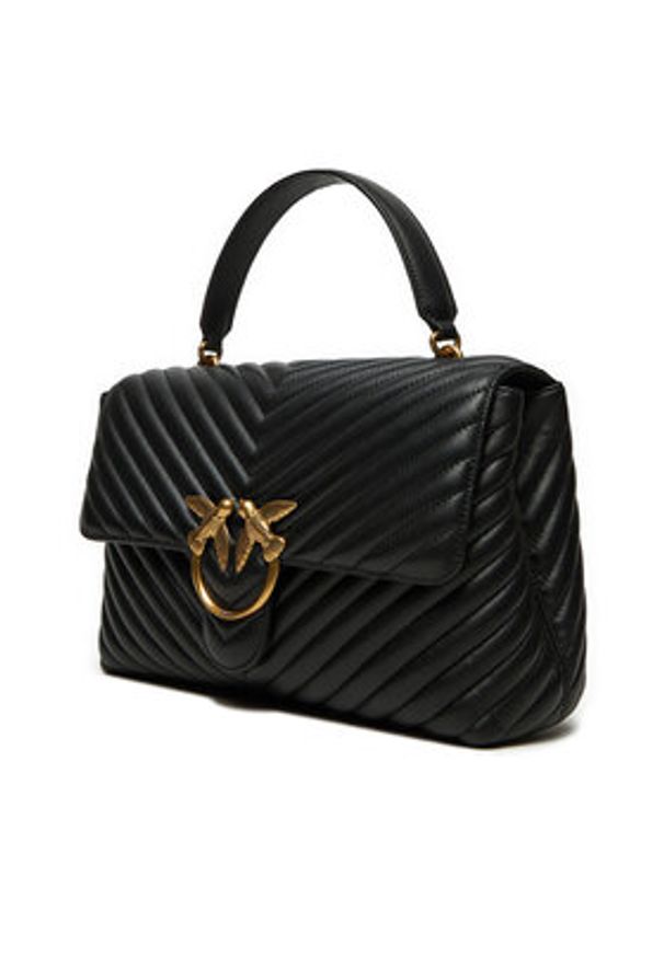 Pinko Torebka Love Lady Puff Big Cl PE 23 PLTT 100042 A0GK Czarny. Kolor: czarny. Materiał: skórzane