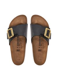 Birkenstock Klapki Catalina Cushion Buckle 1029481 Czarny. Kolor: czarny. Materiał: skóra