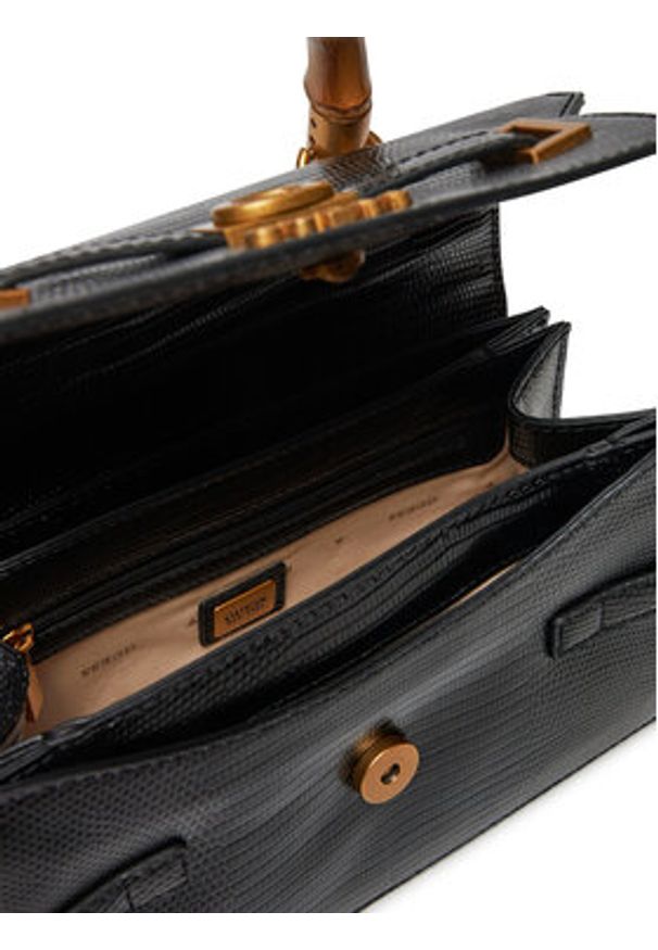 Guess Torebka HWKB95 06200 Czarny. Kolor: czarny. Materiał: skórzane