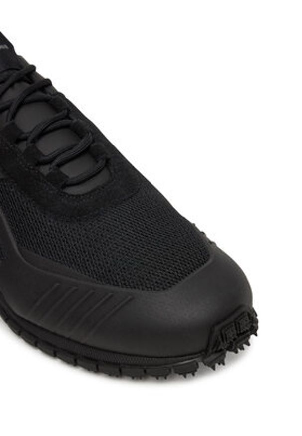 Emporio Armani Sneakersy X4X699 XR359 N214 Czarny. Kolor: czarny. Materiał: skóra