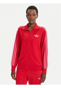 Adidas - adidas Bluza adicolor Classic Firebird JW3665 Czerwony Loose Fit. Kolor: czerwony. Materiał: syntetyk #1