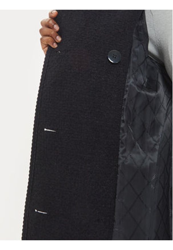 MICHAEL Michael Kors Płaszcz wełniany 77B6754M12 Czarny Slim Fit. Kolor: czarny. Materiał: syntetyk, wełna