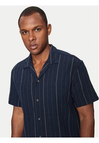 Selected Homme Koszula Slhreg-Mix 16093647 Granatowy Regular Fit. Kolor: niebieski. Materiał: bawełna #5