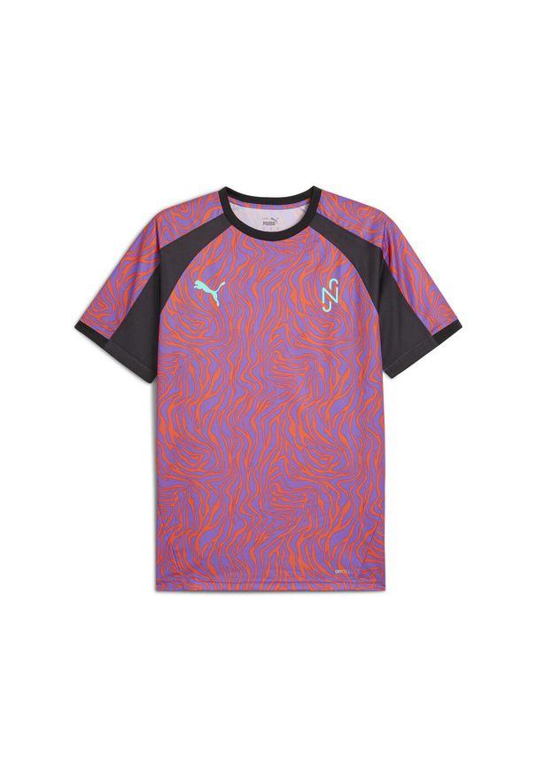 Puma - Męska koszulka piłkarska Neymar Jr Creativity PUMA. Kolor: wielokolorowy, fioletowy, szary. Sport: piłka nożna