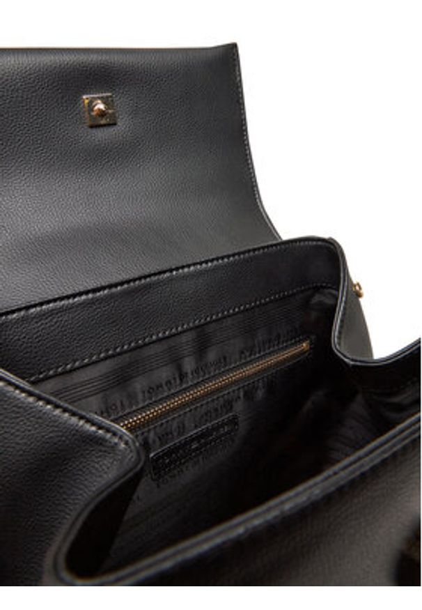 TOMMY HILFIGER - Tommy Hilfiger Plecak Th Legacy Backpack AW0AW17407 Czarny. Kolor: czarny. Materiał: skóra