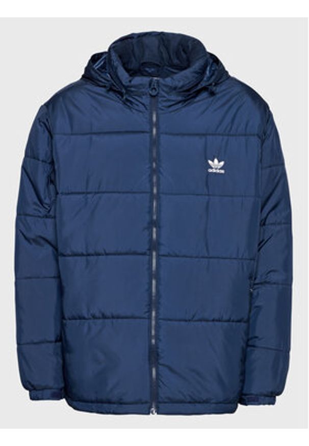 Adidas - adidas Kurtka przejściowa Essentials HL9192 Granatowy Regular Fit. Kolor: niebieski. Materiał: syntetyk