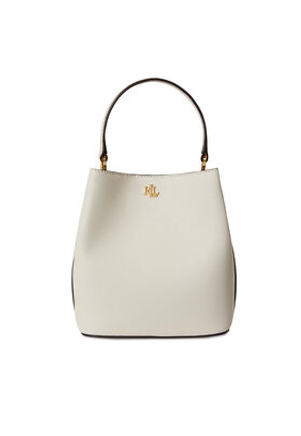 Lauren Ralph Lauren - LAUREN RALPH LAUREN Torebka 431969365018 Kremowy. Kolor: kremowy. Materiał: skórzane