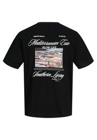 Jack & Jones T-Shirt Cassis 12295050 Czarny Regular Fit. Kolor: czarny. Materiał: bawełna #5