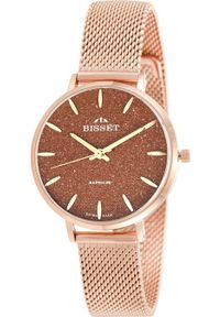 Zegarek Bisset Szwajcarski zegarek damski Bisset BSBF32 różowe złoto bt. Kolor: złoty, wielokolorowy, różowy #1