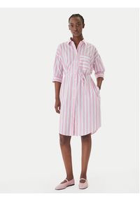 JOOP! Jeans Sukienka koszulowa Dua 30102576 Różowy Regular Fit. Kolor: różowy. Materiał: bawełna. Typ sukienki: koszulowe #3