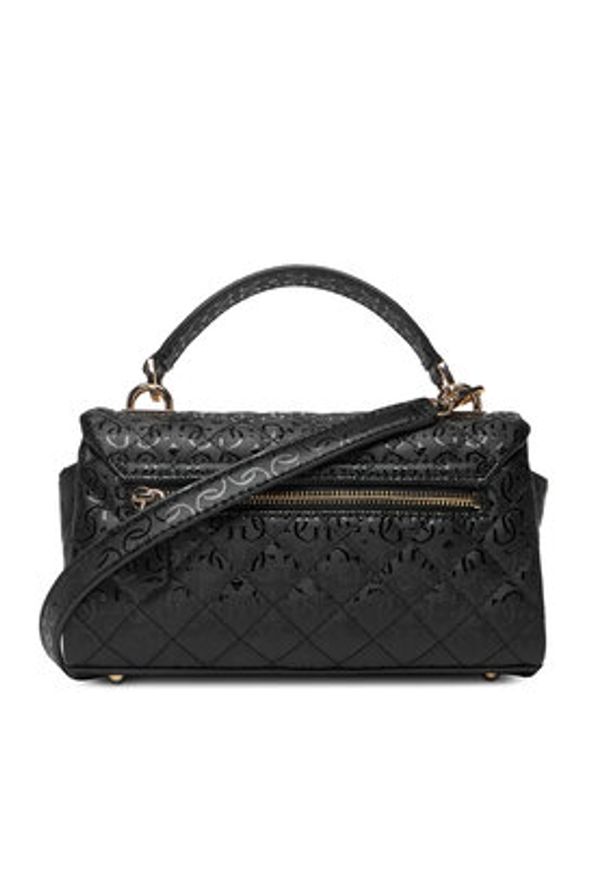 Guess Torebka Idra HWGG81 57200 Czarny. Kolor: czarny. Materiał: skórzane
