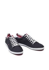 TOMMY HILFIGER - Tommy Hilfiger Tenisówki Harlow 1D FM0FM00596 Granatowy. Kolor: niebieski. Materiał: materiał #4
