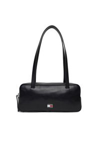 Tommy Jeans Torebka Tjw City Shoulder Bag AW0AW18075 Czarny. Kolor: czarny. Materiał: skórzane #5
