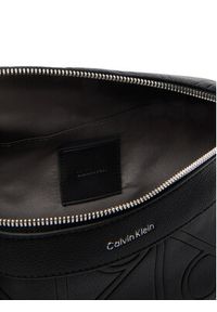 Calvin Klein Nerka Emblem Aop Emboss Waistbag LV04D3332G Czarny. Kolor: czarny. Materiał: skóra #3