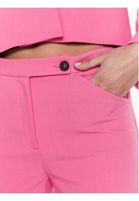 Sisley Spodnie materiałowe 4OLVLF02Q Różowy Regular Fit. Kolor: różowy. Materiał: syntetyk #2