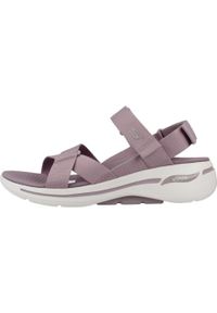 skechers - Sandały Skechers Model Go Walk Arch Fit Sandal Kolor Fioletowy. Kolor: fioletowy. Materiał: tkanina. Sezon: lato