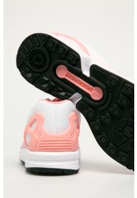 adidas Originals - Buty Zx Flux. Zapięcie: sznurówki. Kolor: różowy. Materiał: syntetyk, materiał. Szerokość cholewki: normalna. Obcas: na obcasie. Model: Adidas ZX Flux, Adidas ZX. Wysokość obcasa: niski #4