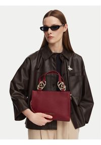 Love Moschino - LOVE MOSCHINO Torebka JC4006PP1PLB0552 Bordowy. Kolor: czerwony. Materiał: skórzane #1