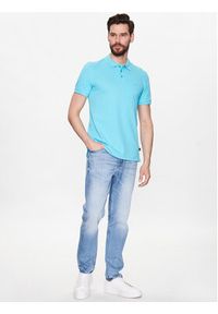 JOOP! Jeans Polo 30025783 Błękitny Modern Fit. Typ kołnierza: polo. Kolor: niebieski #4