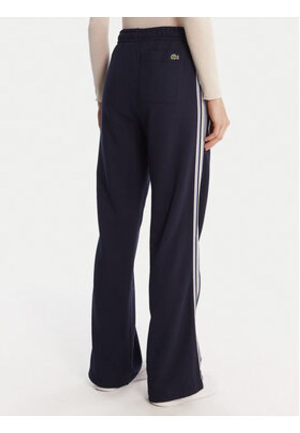 Lacoste Spodnie dresowe XF5250 Granatowy Regular Fit. Kolor: niebieski. Materiał: bawełna