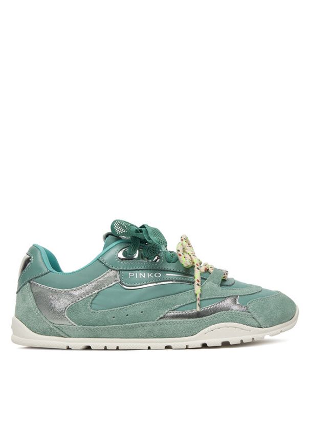 Pinko - PINKO Sneakersy Yulia 01 SS0185 P076 Zielony. Kolor: zielony. Materiał: materiał