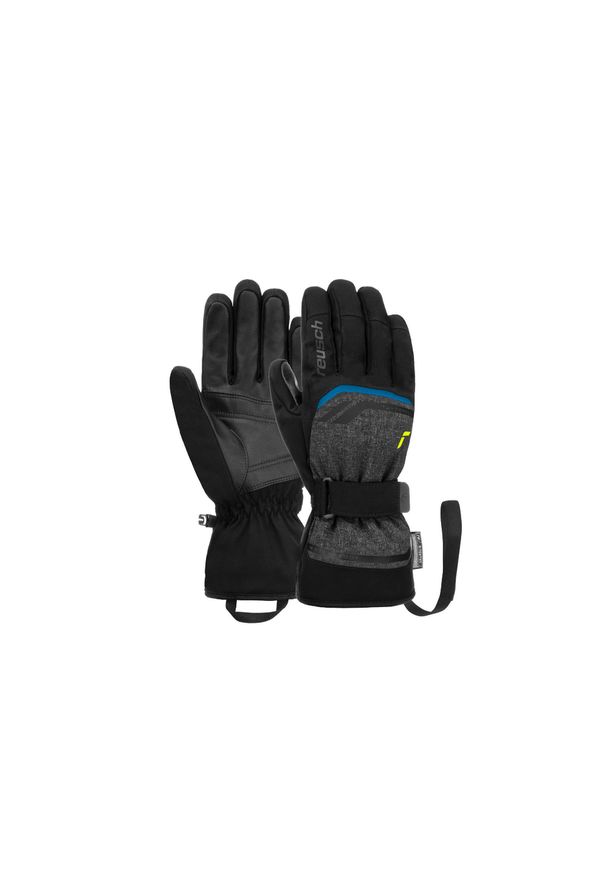 Rękawice narciarskie unisex Reusch Primus wodoodporne ocieplane softshell. Kolor: żółty, wielokolorowy, niebieski, szary. Materiał: softshell. Sport: narciarstwo