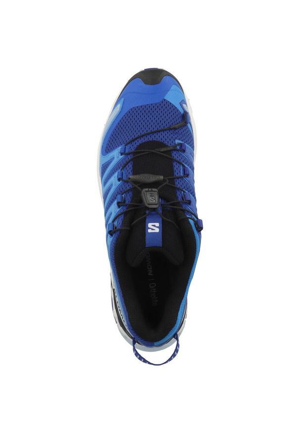 salomon - Buty do biegania męskie Salomon Xa Pro 3d V9. Zapięcie: sznurówki. Kolor: niebieski. Materiał: guma, syntetyk, tkanina, materiał. Szerokość cholewki: normalna