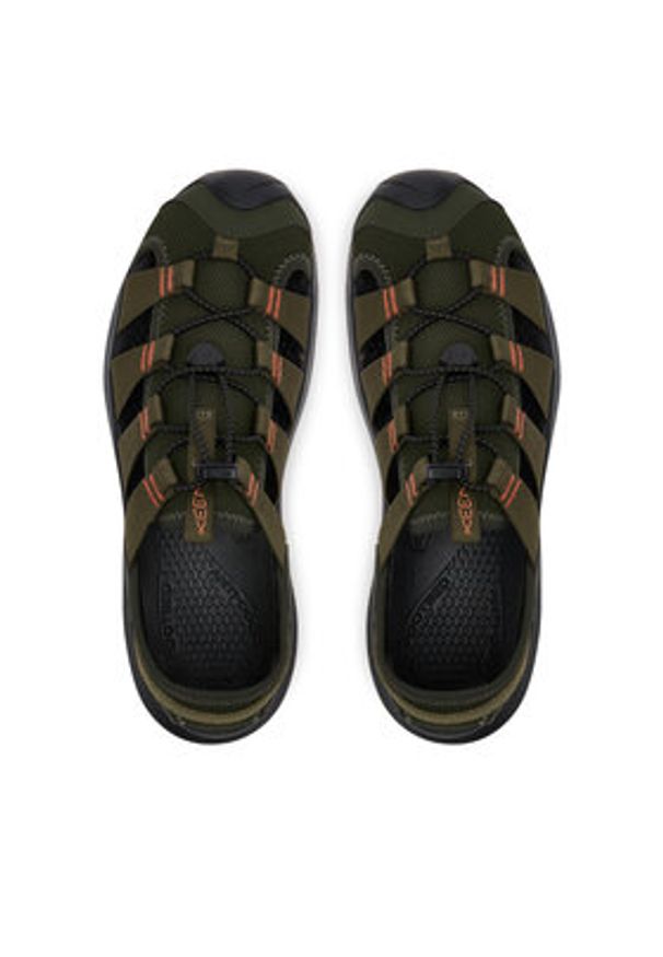 keen - Keen Sandały Seanik H2 M 1030387 Khaki. Kolor: brązowy. Materiał: materiał