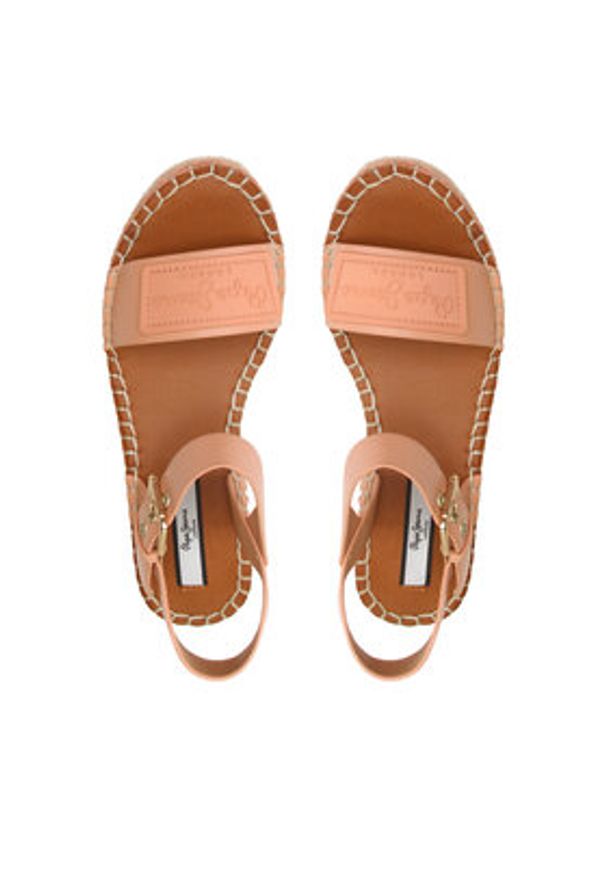 Pepe Jeans Espadryle Witney Brand PLS90576 Różowy. Kolor: różowy. Materiał: skóra