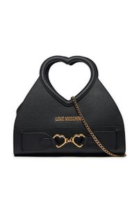 Love Moschino - LOVE MOSCHINO Torebka JC4350PP0IK1100A Czarny. Kolor: czarny. Materiał: skórzane