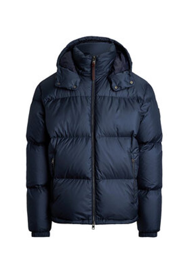 Polo Ralph Lauren Kurtka puchowa 710967739001 Granatowy Regular Fit. Typ kołnierza: polo. Kolor: niebieski. Materiał: syntetyk