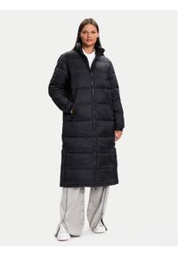 Tommy Jeans Płaszcz zimowy DW0DW21614 Czarny Regular Fit. Kolor: czarny. Materiał: syntetyk. Sezon: zima