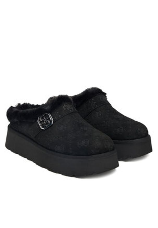 Guess Śniegowce FLFDOC ESU06 Czarny. Kolor: czarny. Materiał: materiał