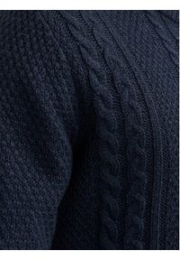 Jack & Jones - Jack&Jones Sweter Craig 12258480 Granatowy Regular Fit. Kolor: niebieski. Materiał: syntetyk