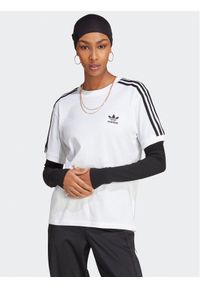 Adidas - adidas T-Shirt Adicolor Classics 3-Stripes T-Shirt IB7410 Biały Regular Fit. Kolor: biały. Materiał: bawełna