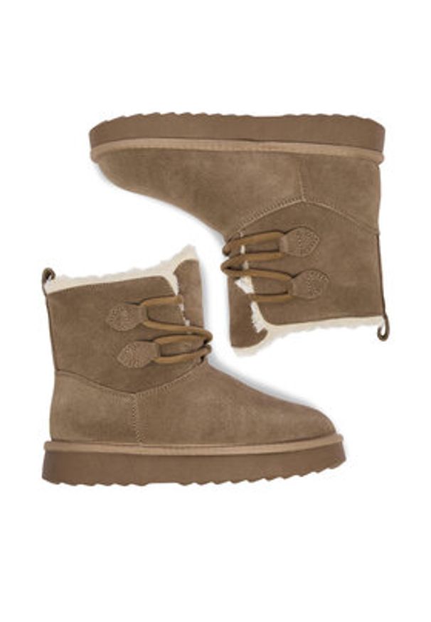 Lasocki Śniegowce CEO-HDR241212-2 Beżowy. Kolor: beżowy. Materiał: skóra, zamsz