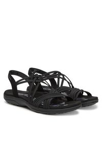 skechers - Skechers Sandały Reggae Slim-Sunnyside 163185/BBK Czarny. Kolor: czarny. Materiał: materiał #4
