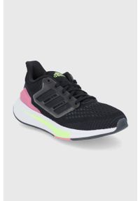 Adidas - adidas Buty H68076 kolor czarny. Nosek buta: okrągły. Zapięcie: sznurówki. Kolor: czarny. Materiał: materiał. Sport: bieganie #3
