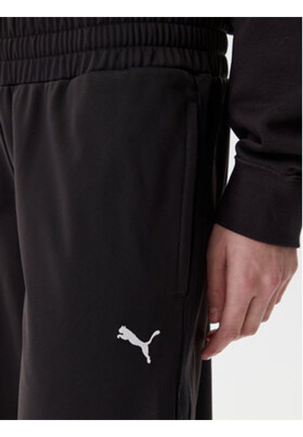 Puma Spodnie dresowe Ess 629804 Czarny Wide Leg. Kolor: czarny. Materiał: syntetyk
