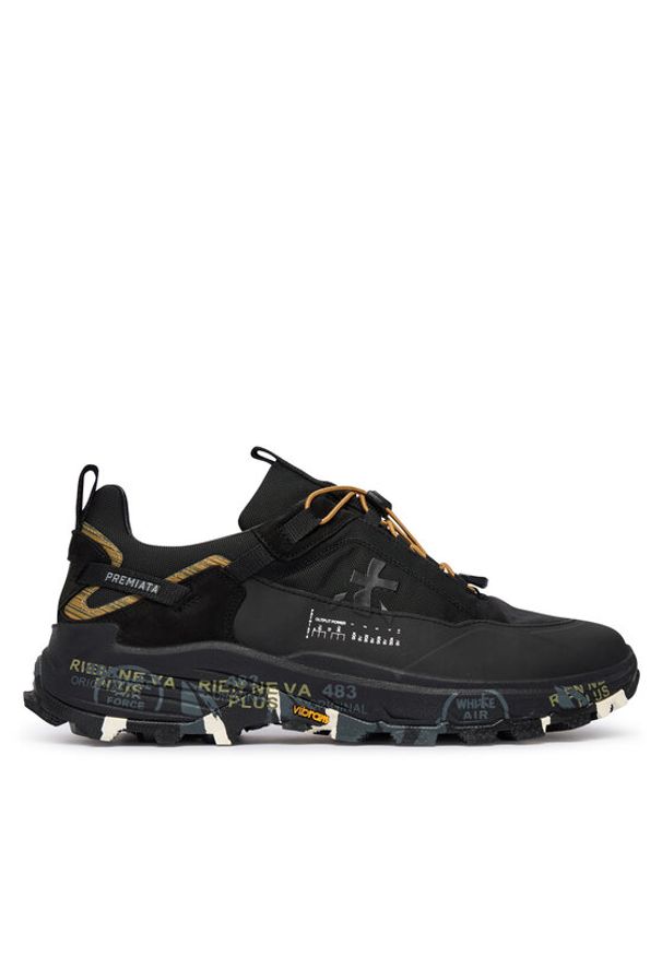 Premiata Sneakersy CROSS0.2_384 Czarny. Kolor: czarny. Materiał: materiał