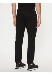 Hugo - HUGO Chinosy 50530886 Czarny Slim Fit. Kolor: czarny. Materiał: bawełna #4