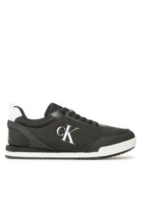 Calvin Klein Jeans Sneakersy Low Profile Oversized mesh YM0YM00623 Czarny. Kolor: czarny. Materiał: skóra