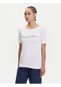 Marc O'Polo T-Shirt 504 2261 51231 Biały Regular Fit. Typ kołnierza: polo. Kolor: biały. Materiał: bawełna